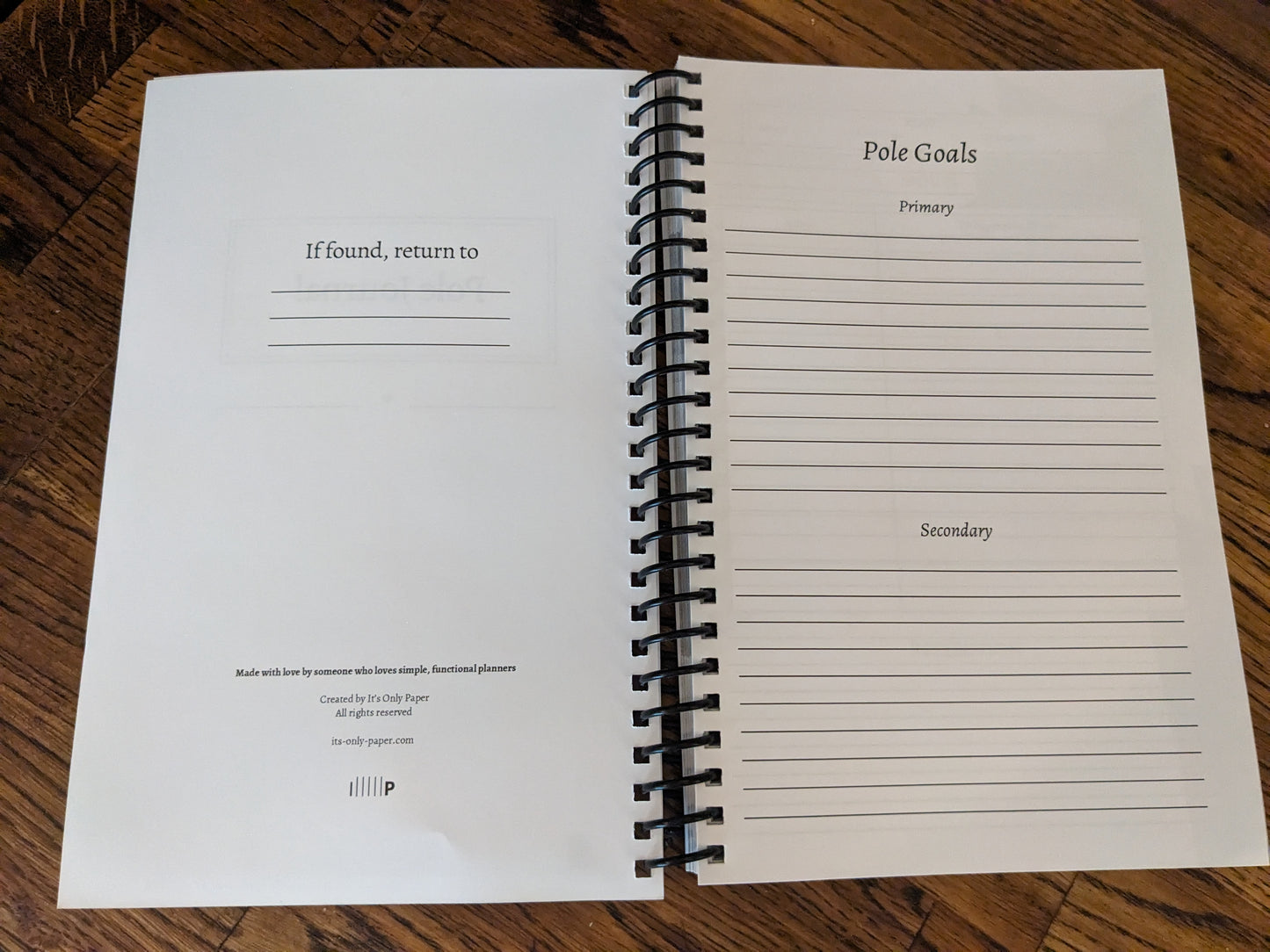 Pole Planner - Studio K Special